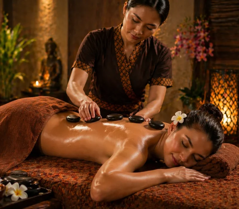 Hot Stone Enjoyment Massage